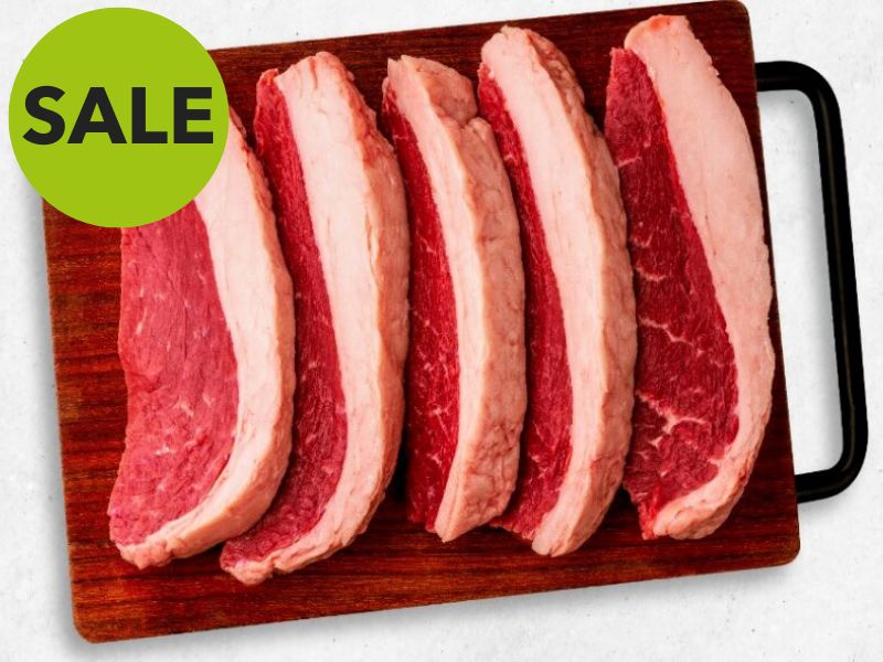 Bulk Picanha Steaks / Coulotte Steaks ~ Organic, Grass-fed and Grass-finished | 20 Steaks